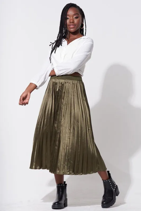 Pleated Midi Skirt sold by Rage