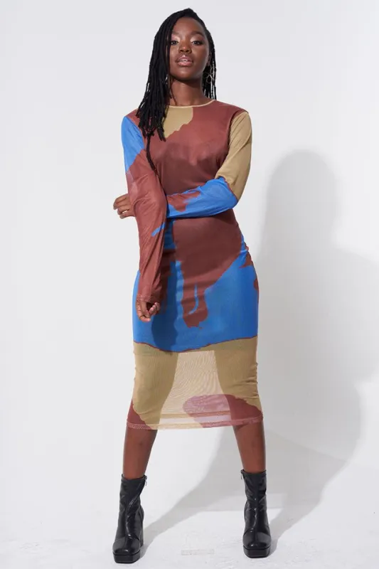 Mesh Midi Dress sold by Rage