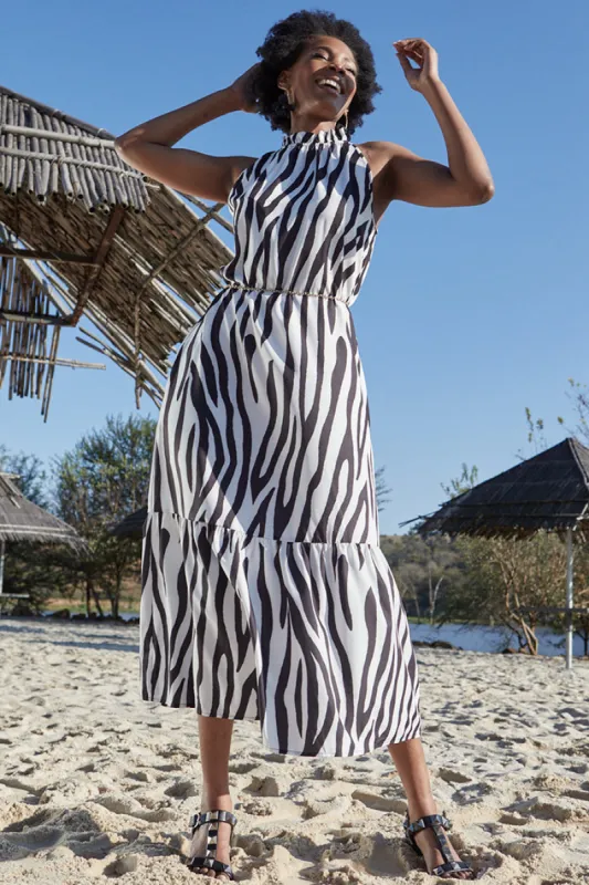 Halter Neck Maxi Dress sold by Rage