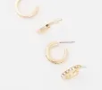 Multi pack stud earrings sold by Rage