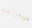 Multi pack stud earrings sold by Rage