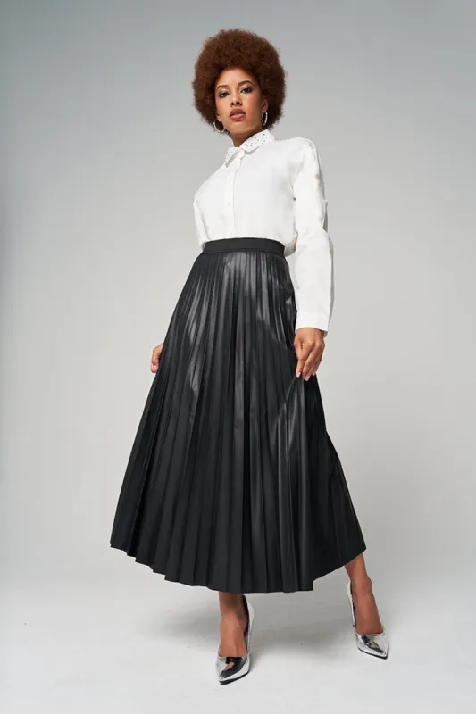 Pleated Midi Skirt sold by Rage