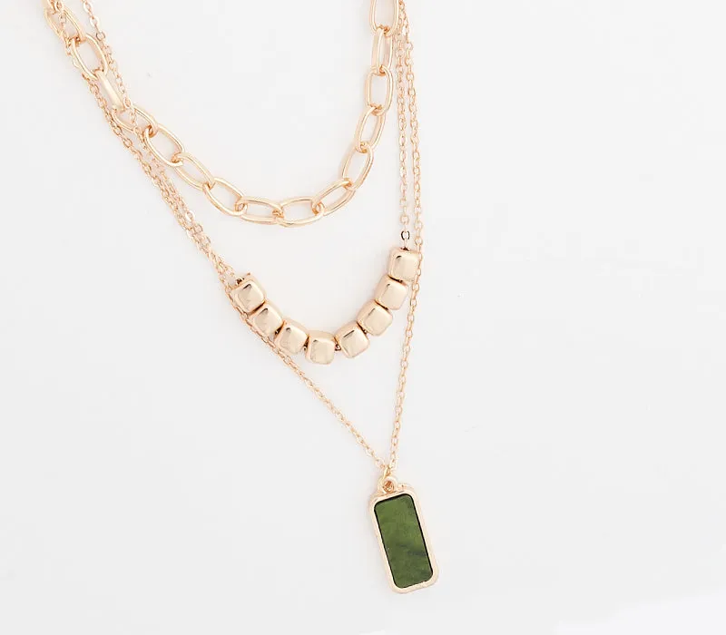 double-layer Necklace sold by Rage product image thumbnail 2