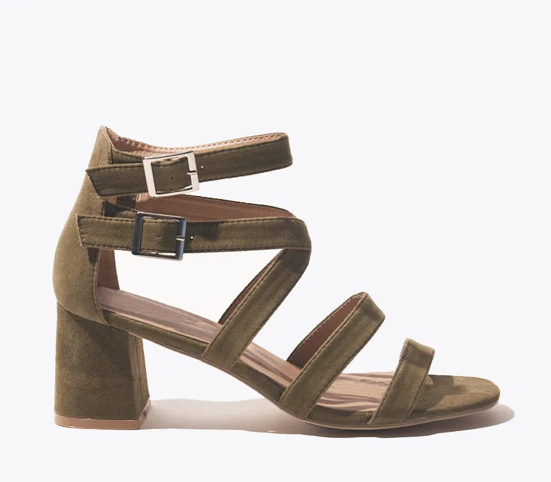 Multi-Strap Block Heel sold by Rage