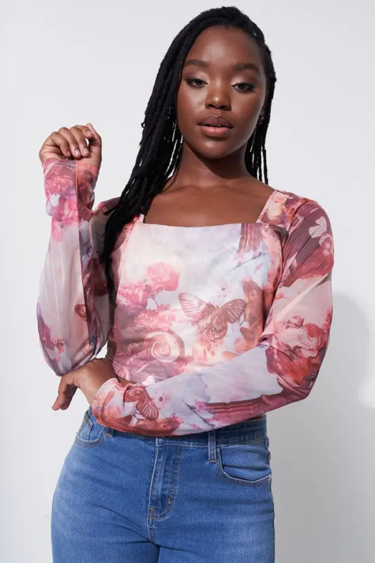 Mesh Blouse sold by Rage
