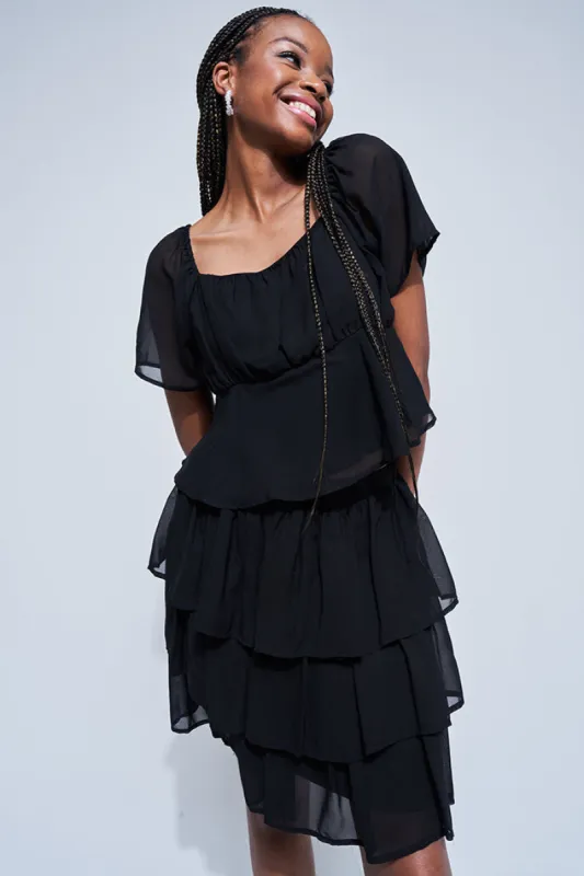 Tiered Mini Skirt sold by Rage