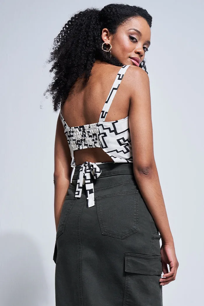 Ruched Crop Top sold by Rage product image thumbnail 3