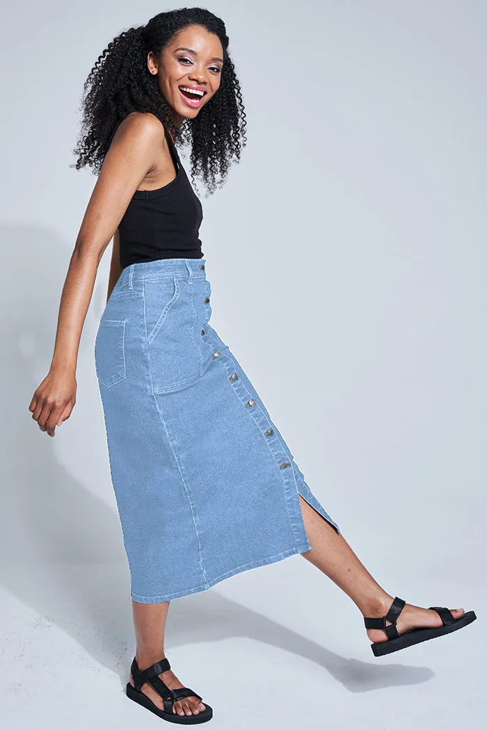 High Waisted Midi Skirt sold by Rage product image thumbnail 2