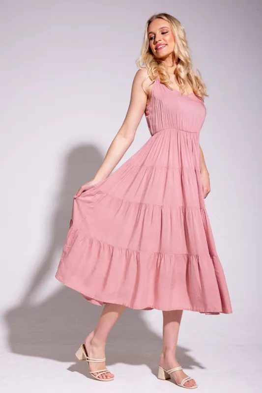 Tiered Midi Dress sold by Rage