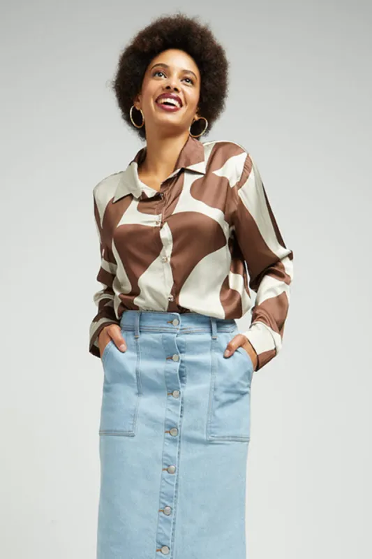 Satin Shirt sold by Rage