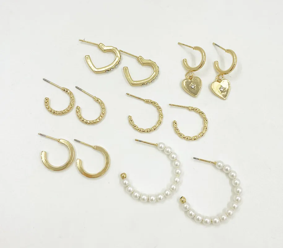 Multi pack earrings sold by Rage