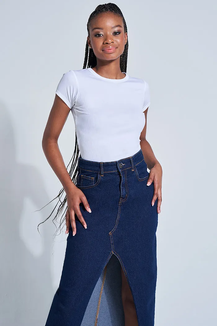 High Waisted Midi Skirt sold by Rage product image thumbnail 3