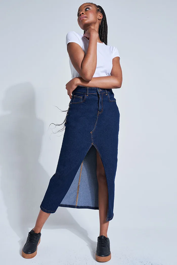 High Waisted Midi Skirt sold by Rage product image thumbnail 2