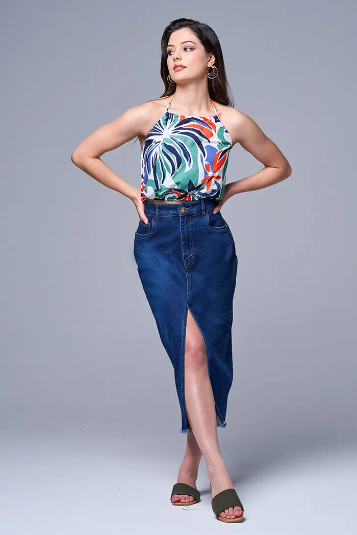 High Waisted Midi Skirt sold by Rage