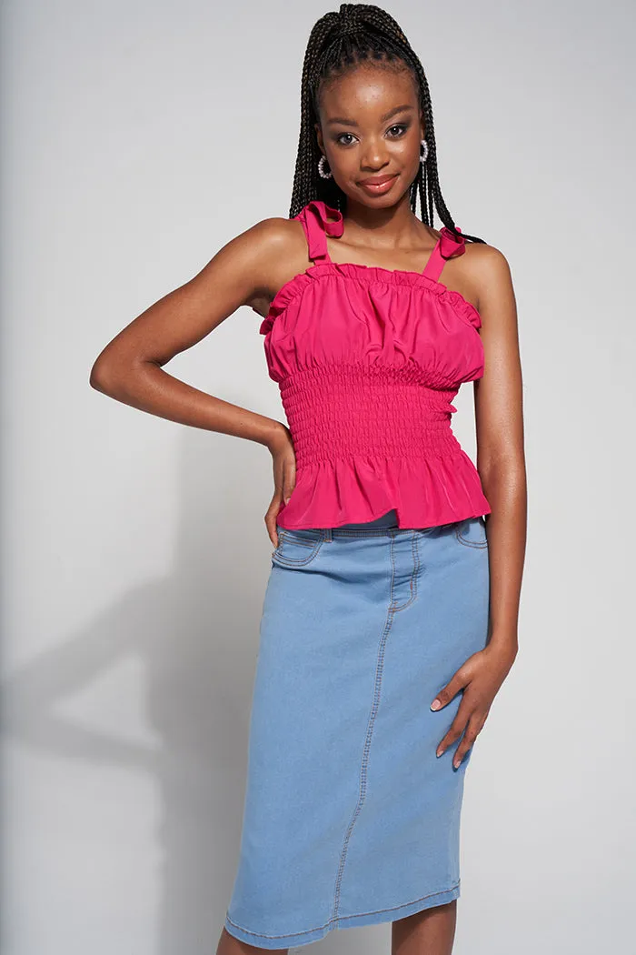 High Waisted Midi Skirt sold by Rage