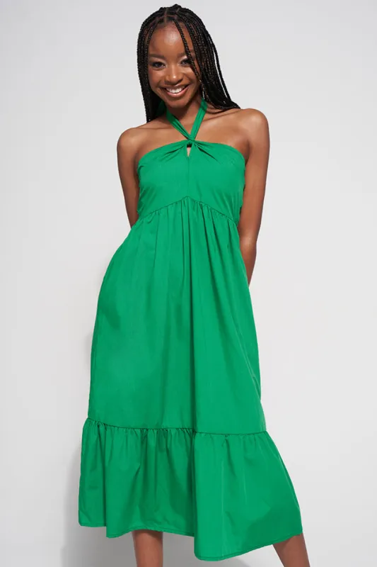 Halter Neck Midi Dress sold by Rage