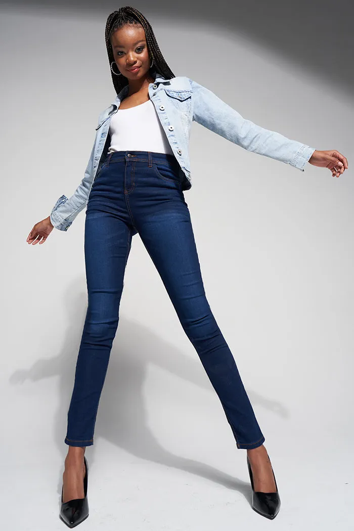 High Waisted Skinny Jeans sold by Rage product image thumbnail 3