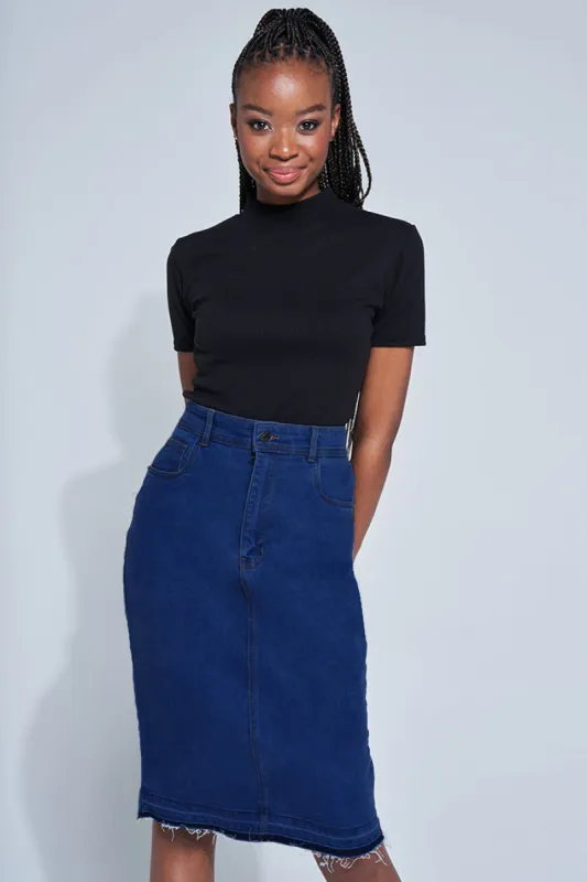 High Waisted Midi Skirt sold by Rage