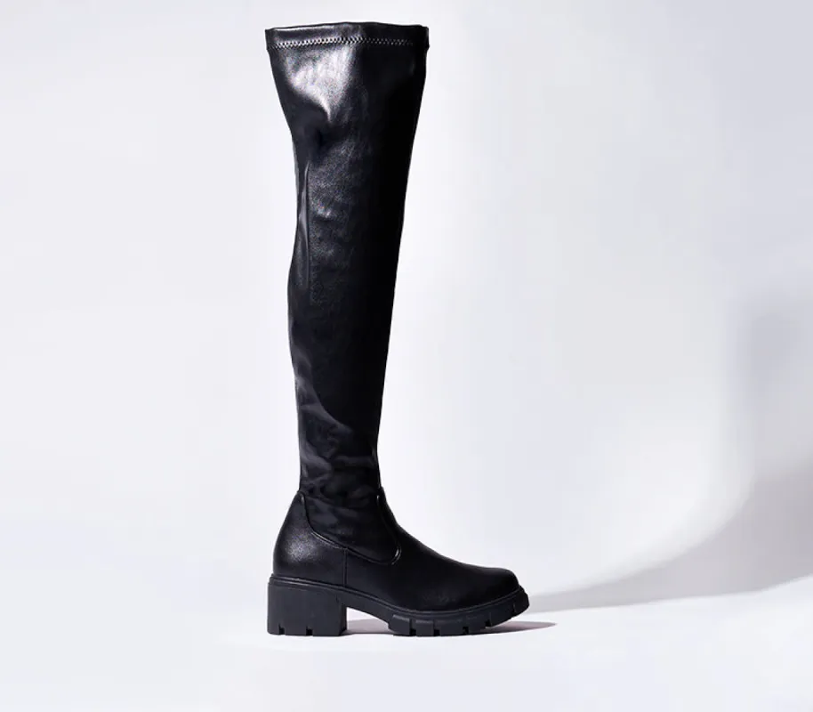 Flat Long Boots sold by Rage