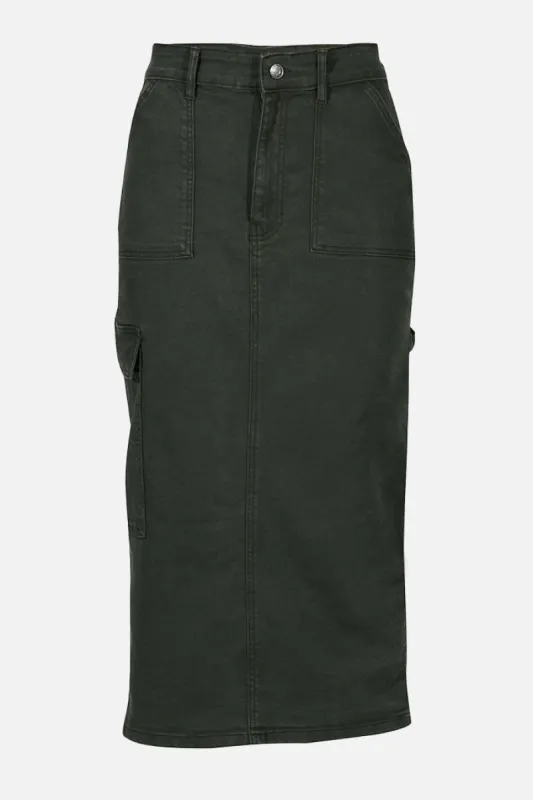 スカート Valentino Washed denim midi skirt Valentino Washed Denim Midi Skirt in Blue | Lyst