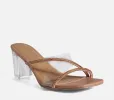 Transparent Block Heel sold by Rage