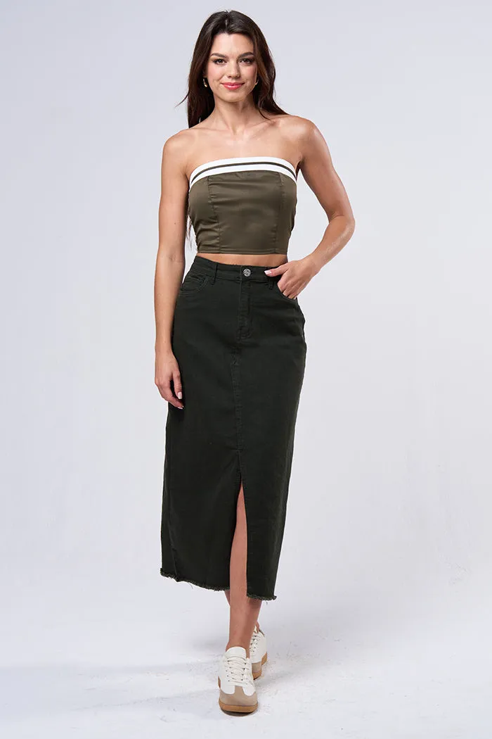 Denim skirt sold by Rage