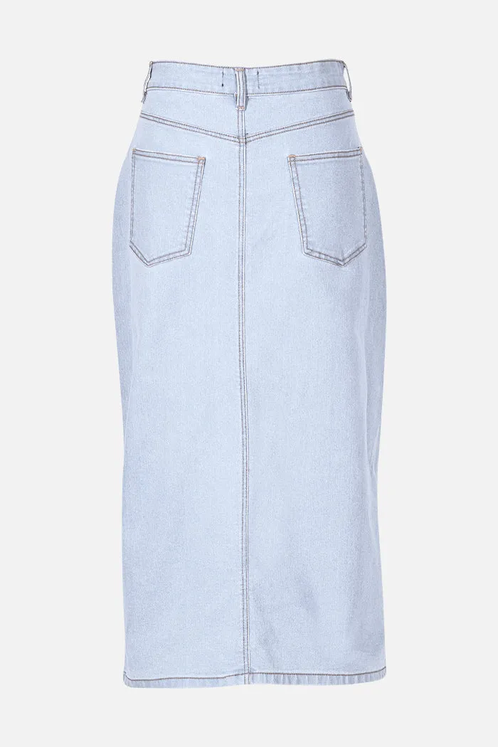 High Waisted Midi Skirt sold by Rage product image thumbnail 3