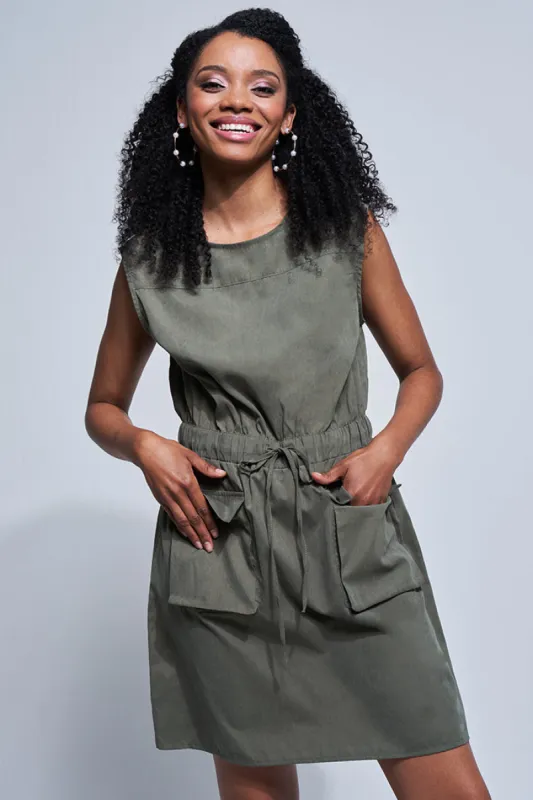 Cargo Mini Dress sold by Rage