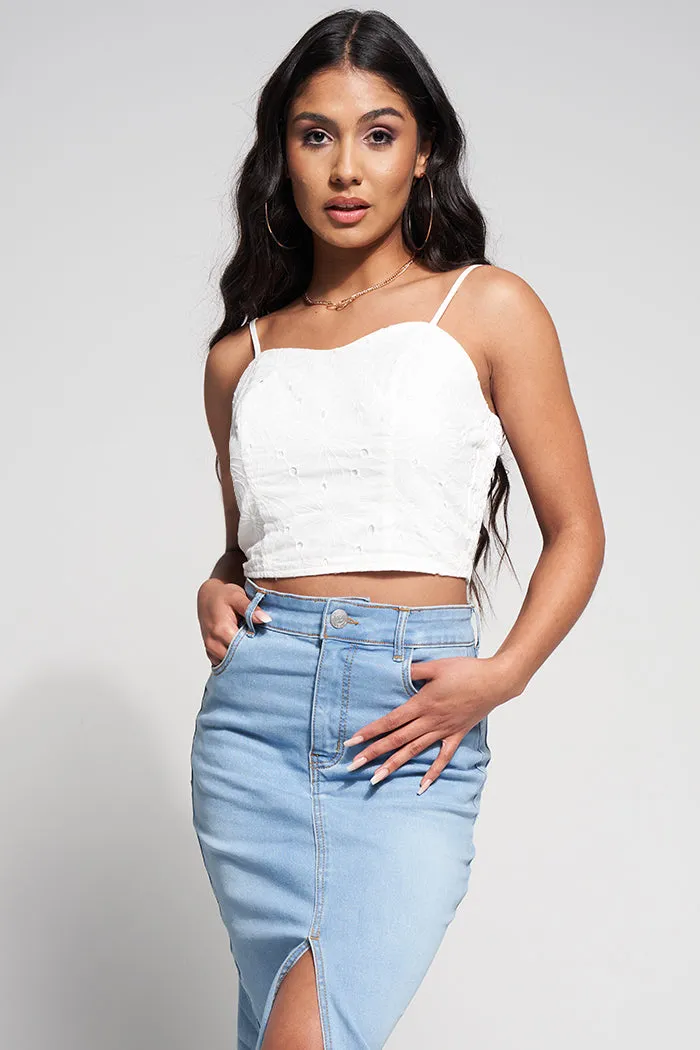 Strappy Crop Top sold by Rage