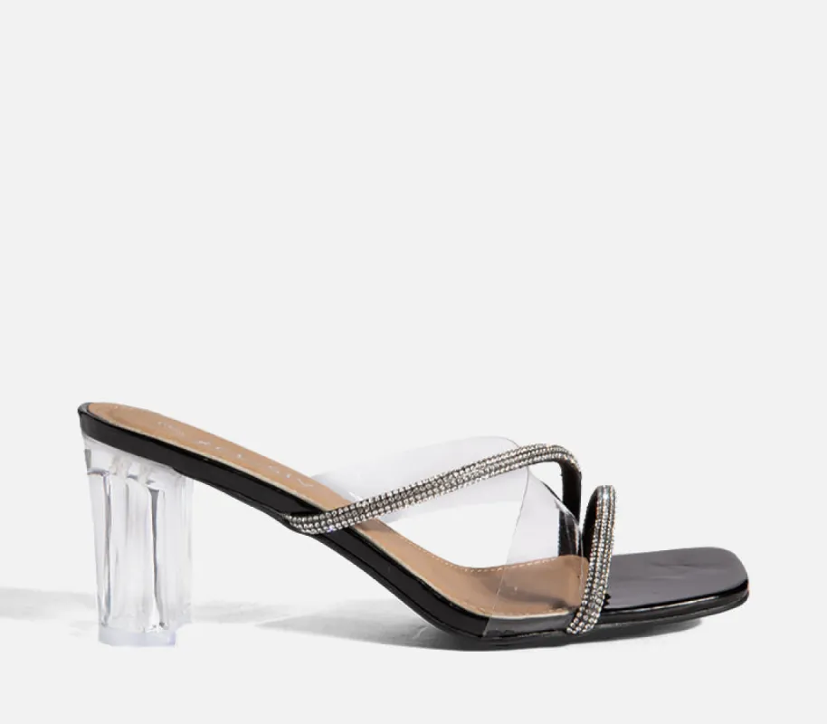 Transparent Block Heel sold by Rage