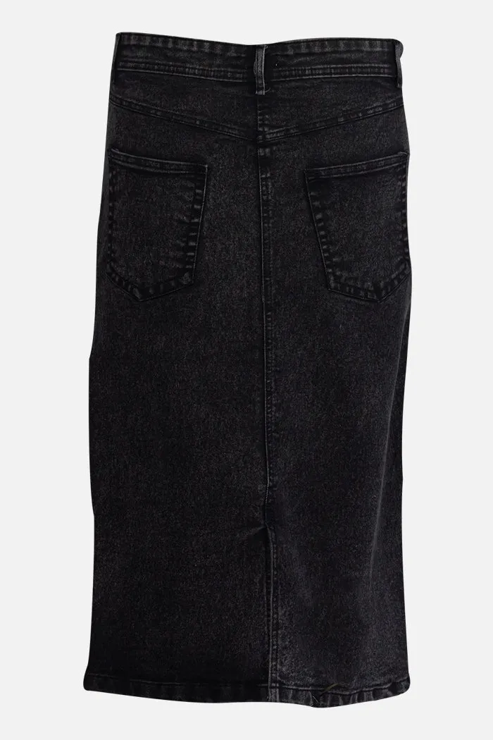 High Waisted Midi Skirt sold by Rage product image thumbnail 3