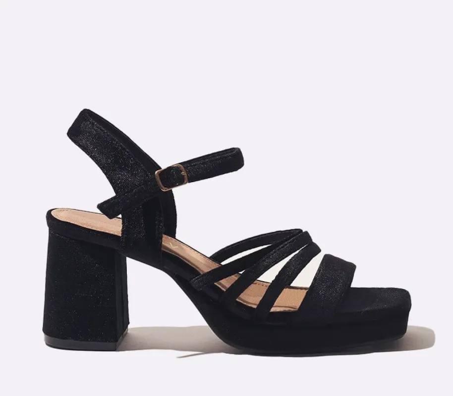 Multi-Strap Block Heel sold by Rage