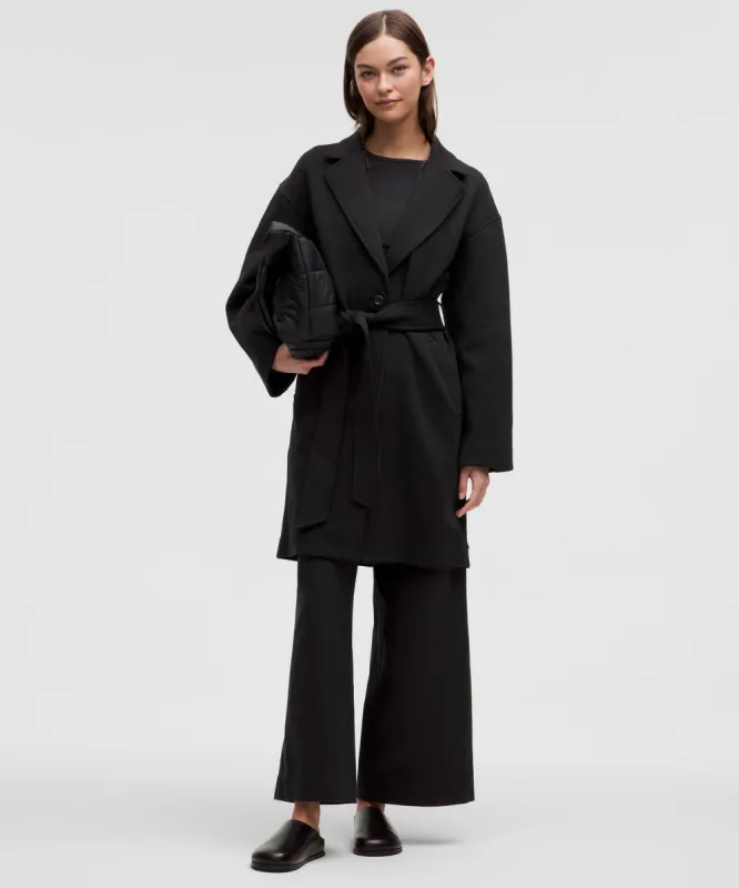 Belted Fleece Wrap Coat sold by Lululemon