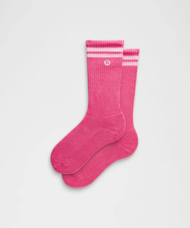 Unisex Daily Essential Crew Socks *Stripe sold by Lululemon