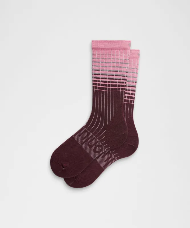 Women's Power Stride Crew Socks *Reflective sold by Lululemon