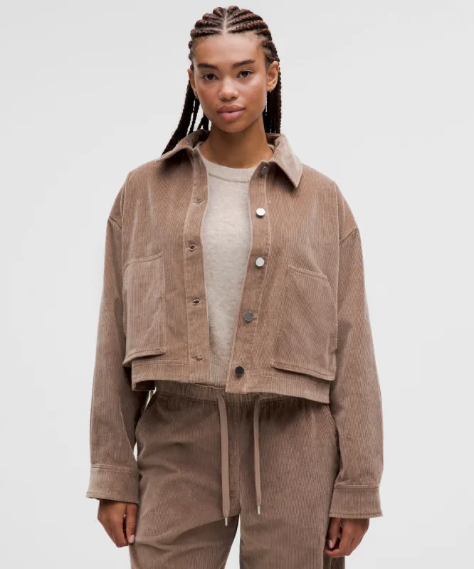 Corduroy Shirt Jacket sold by Lululemon