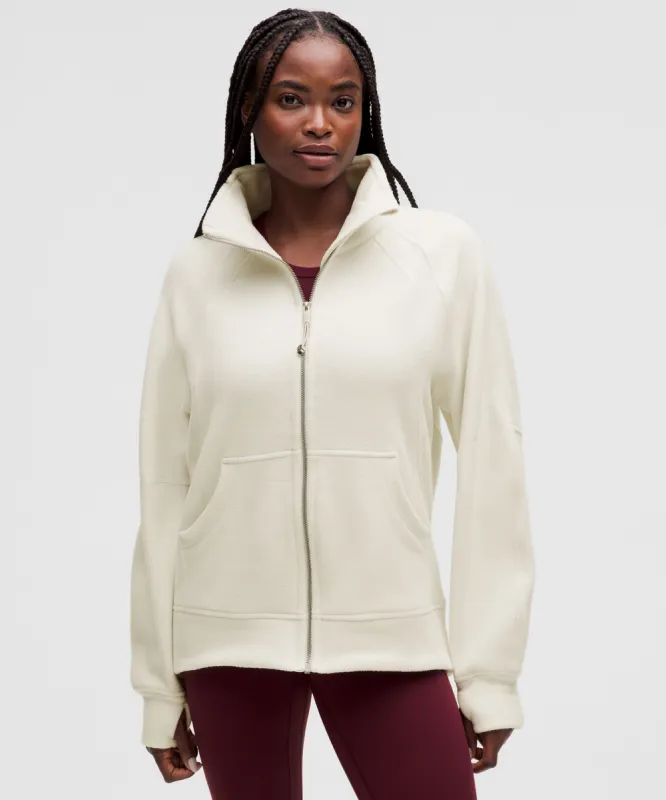 Scuba Tumbled Fleece Funnel-Neck Full Zip sold by Lululemon