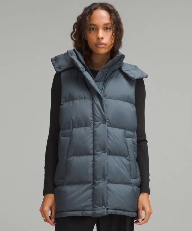 Wunder Puff 600-Down-Fill Mid-Length Vest sold by Lululemon