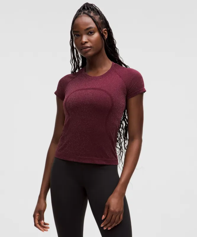 Swiftly Tech Short-Sleeve Shirt 2.0 Waist Length *Sparkle sold by Lululemon