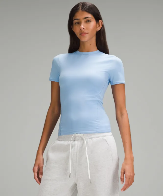 Wundermost Ultra-Soft Nulu Hip-Length Crewneck Short-Sleeve Shirt sold by Lululemon