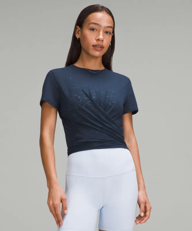 Tie-Waist Breathable Short-Sleeve Shirt sold by Lululemon