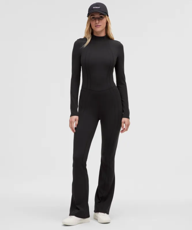Define Mockneck Open-Back Onesie 32.5" sold by Lululemon
