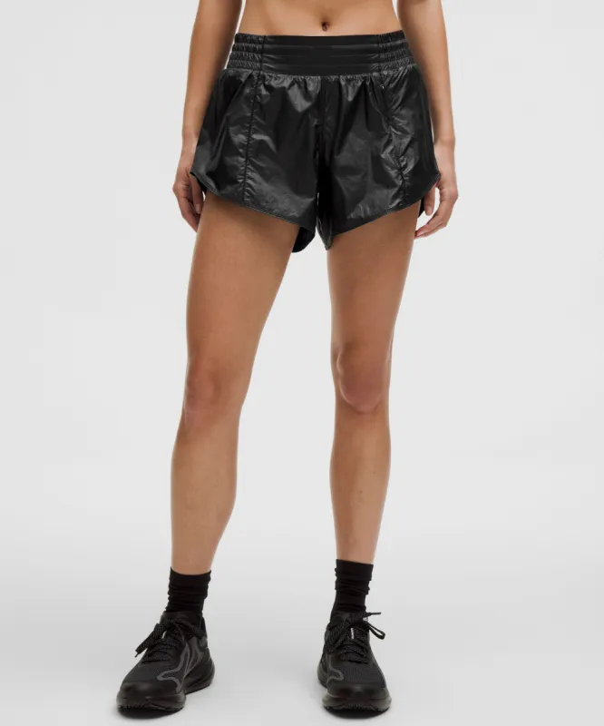 Hotty Hot High-Rise Lined Short 4" *Matte Sheen sold by Lululemon