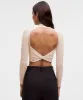 Glitter Knit Twist-Back Long-Sleeve Shirt sold by Lululemon