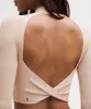 Glitter Knit Twist-Back Long-Sleeve Shirt sold by Lululemon