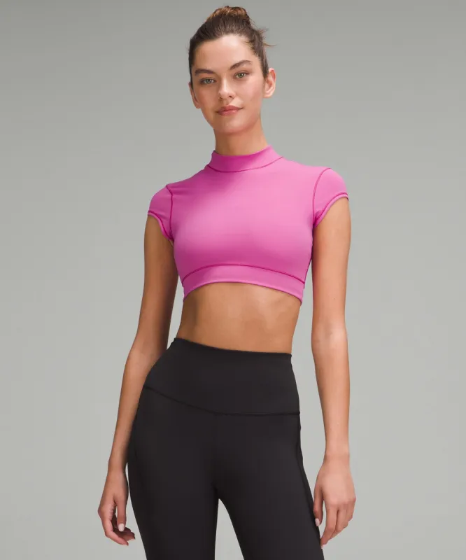 Wunder Train Super Cropped Short-Sleeve Shirt sold by Lululemon