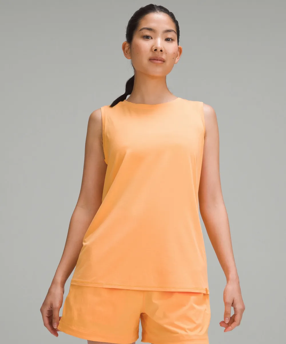 Silk-Blend Relaxed-Fit Tank Top sold by Lululemon