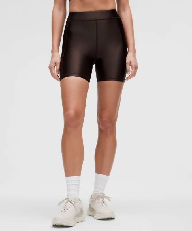 Satin Shine High-Rise Short 6" sold by Lululemon