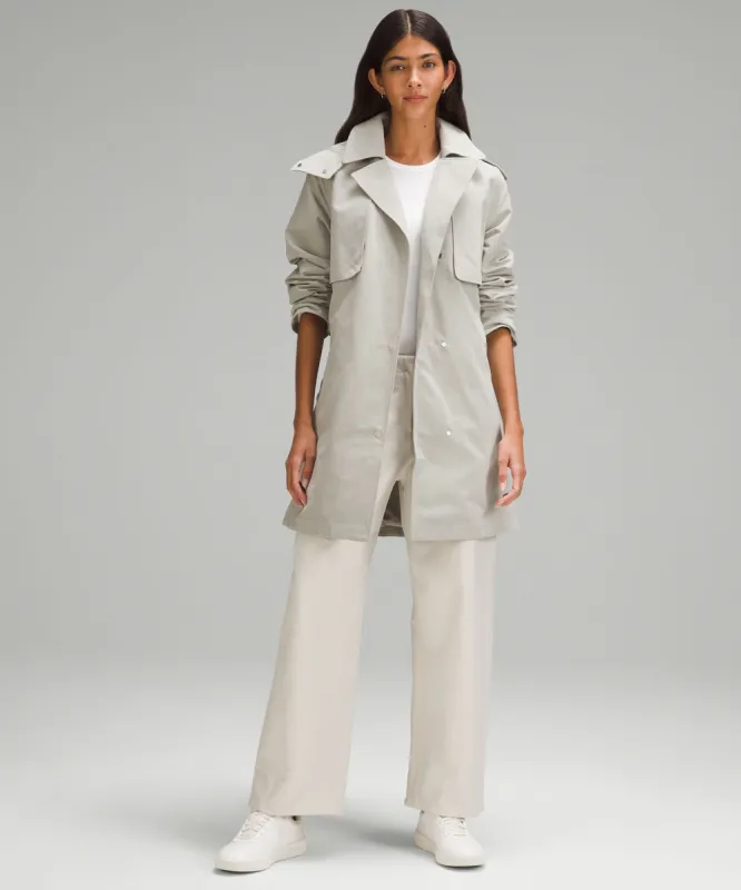 Always There Short Trench Coat sold by Lululemon