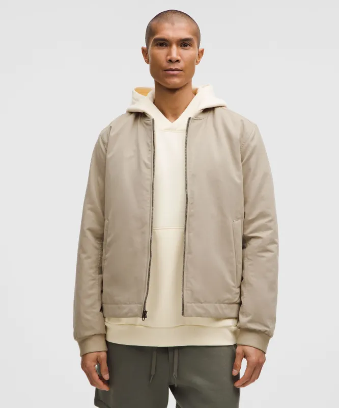Insulated Cotton-Blend Bomber Jacket sold by Lululemon